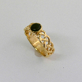 pacific treasures     R368  GREENSTONE AND YELLOW GOLD 4A-82